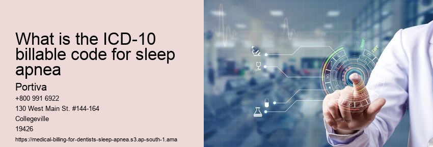 what is the ICD-10 billable code for sleep apnea